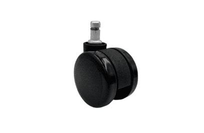  Black Swivel Chair Caster with Pin, D60mm, 90kg